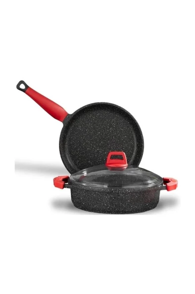Gülsan 3 Parça Döküm Granit Set 26Cm ürün görseli 1