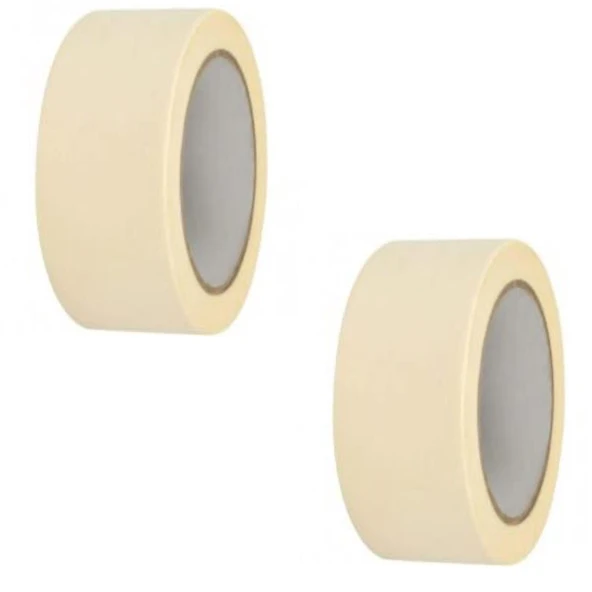 2 Adet Maskeleme Bandı Boya Bandı 48mm X 25m  Kağıt Bant ürün görseli 1