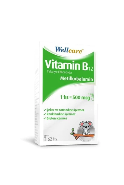 Wellcare Vitamin B12 Sprey 500 Mcg ürün görseli 1