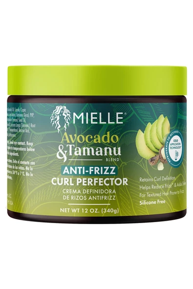 Mielle Avocado & Tamanu Elektriklenme Karşıtı Bukle Belirginleştirici Durulanmayan Saç Kremi 340GR ürün görseli 1