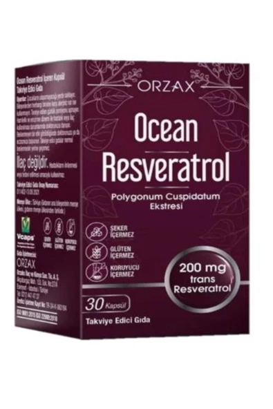 Ocean Resveratrol 200 Mg 30 Cap ürün görseli 1