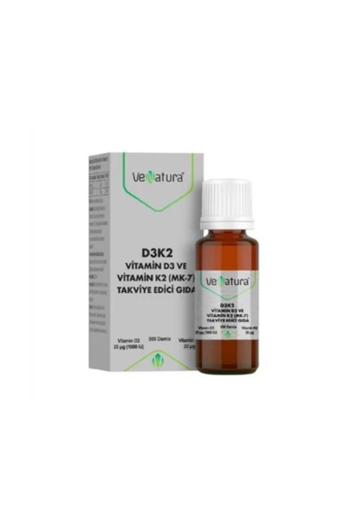 VeNatura Vitamin D3k2 20 ml ürün görseli 1