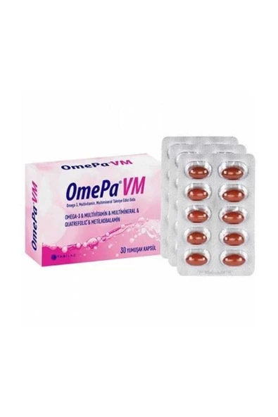 Omepa Vm Takviye Edici Gıda 30 Yumuşak Kapsül ürün görseli 1