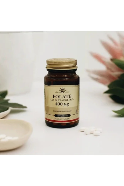 Solgar Folate 400 Mcg 50 Tablet - Resim 2
