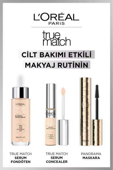 LOREAL PARİS TRUE MATCH AYDINLATAN SERUM KAPATICI - 4D LİGHT MEDİUM 11 ML - Resim 8