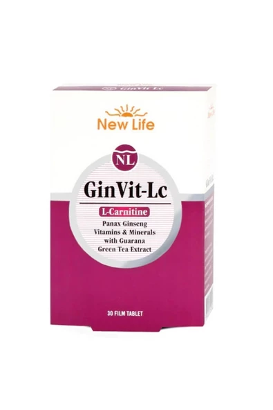 New Life Newlife Ginvit-lc L- Carnitine 30 Film Tablet ürün görseli 1
