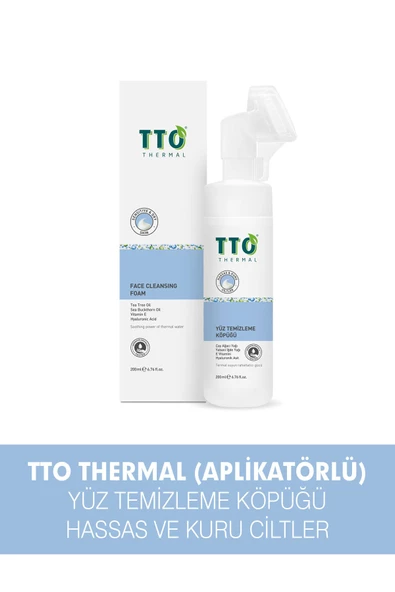 TTO Yüz Temizleme Köpüğü 200 Ml ( Aplikatörlü ) (çay Ağacı Yağı / Tea Tree Oıl) ürün görseli 1