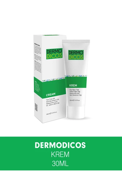 TTO Dermodıcos Krem 30 ml Hyaluronik (ÇAY AĞACI YAĞ / TEA TREE OİL) ürün görseli 1