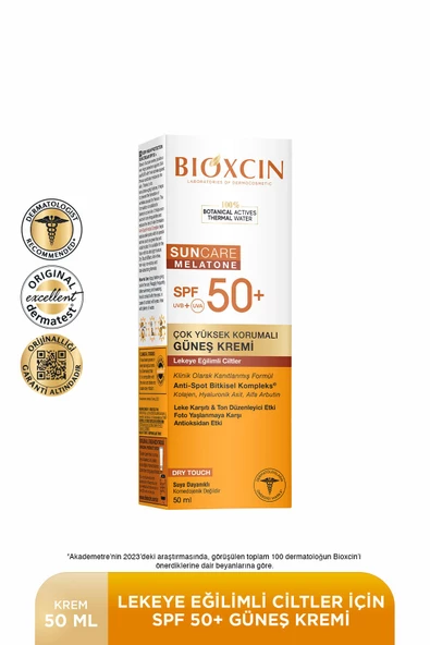 Bioxcin Sun Care Lekeye Eğilimli Ciltler Için Spf 50 Güneş Kremi 50 ml ürün görseli 1