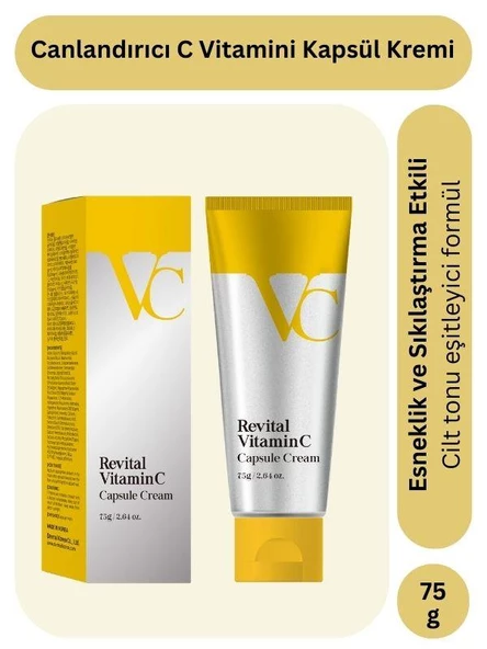 Dr+MEDM Revital Vitamin C Cilt Canlandırıcı, Ton Eşitleyici ve Sıkılaştırıcı Krem 75 ml ürün görseli 1