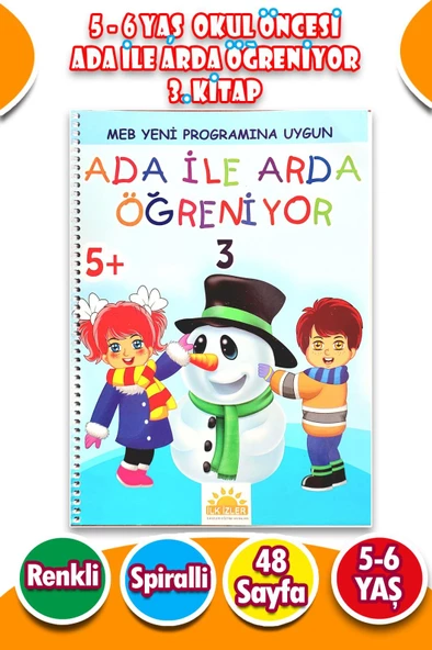 Ada ile Arda Öğreniyor Seti 3. Kitap - 48 Sayfa ürün görseli 1