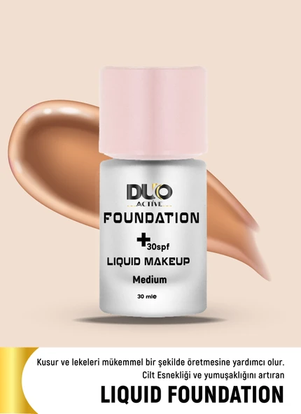 Spf 30 Ligunid Makeup Foundation Medium ürün görseli 1