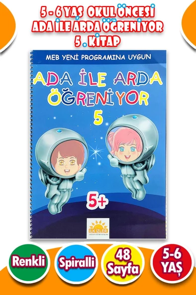 Ada ile Arda Öğreniyor Seti 5. Kitap - 48 Sayfa ürün görseli 1