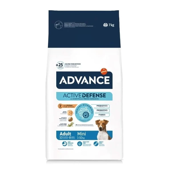 Advance Dog Mini Adult Kuru Köpek Maması 7 Kg ürün görseli 1