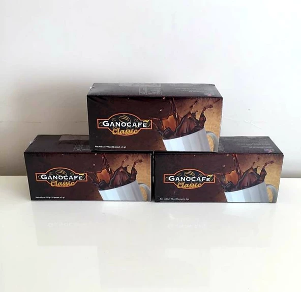 Ganocafe Classıc Ganoderma Mantarlı Çözünebilir Kahve 3'lü Paket ürün görseli 1