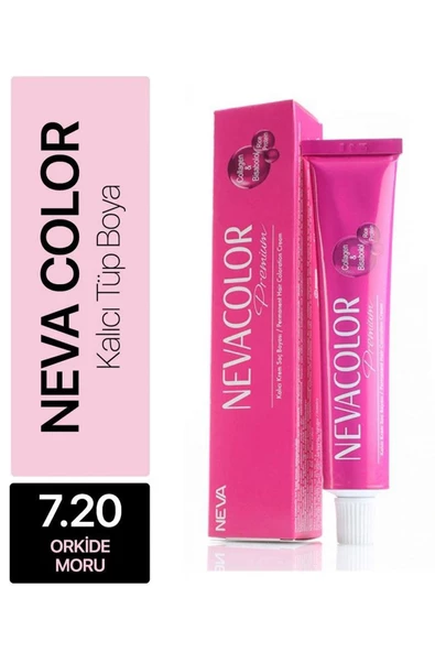 Nevacolor Tüp Saç Boyası No: 7.20 Orkide Moru ürün görseli 1