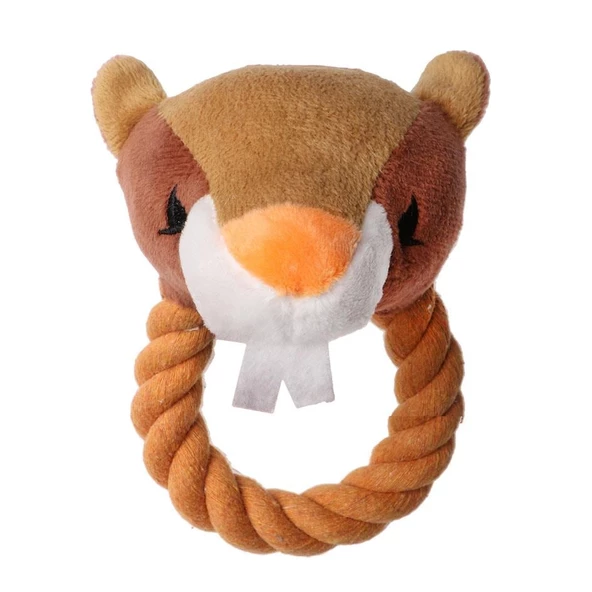 Eastland İpli Öten Peluş Kunduz Çap 18 Cm ürün görseli 1