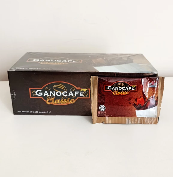 Ganocafe Classic (Ganoderma Mantarlı Çözünebilir Kahve) ürün görseli 1