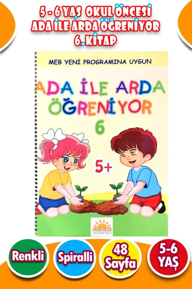 Ada ile Arda Öğreniyor Seti 6. Kitap - 48 Sayfa ürün görseli 1
