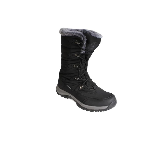 LUMBERJACK Kadın Siyah Paraşüt Kumaş 22cm bilek Boyu Bağcıklı Waterprof Su Geçirmez Outdoor Bot ürün görseli 1