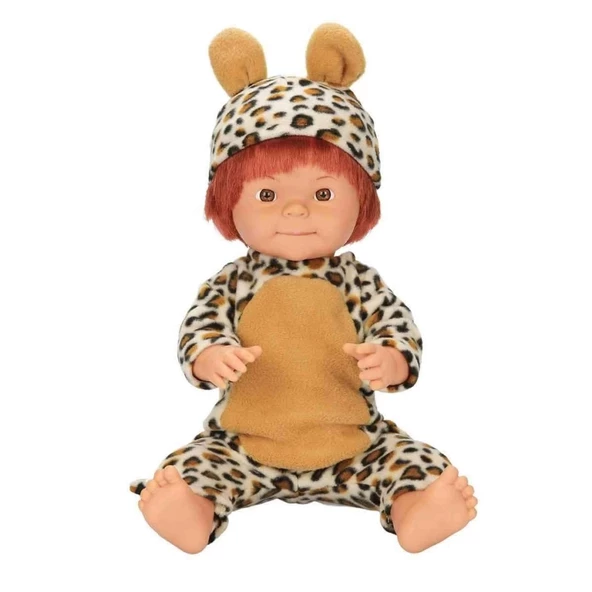 BEBELOU HAYVAN KOSTÜMLÜ BEBEK SET 40CM ürün görseli 1