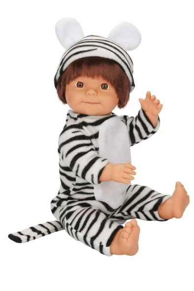 BEBELOU HAYVAN KOSTÜMLÜ BEBEK SET 40CM - Resim 3