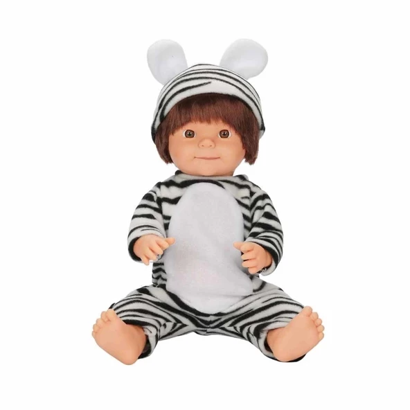 BEBELOU HAYVAN KOSTÜMLÜ BEBEK SET 40CM ürün görseli 1
