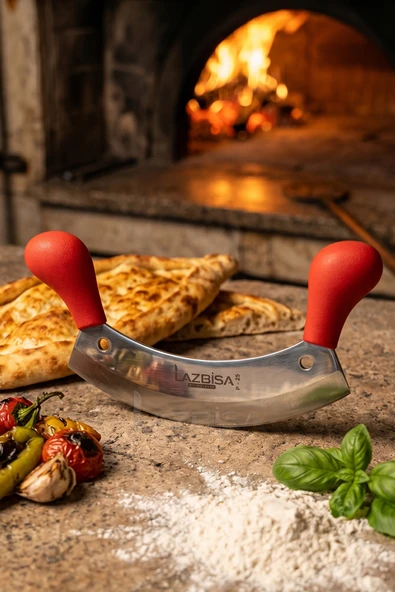 Lazbisa Silver Serisi Mutfak Bıçak Börek Bıçağı Pizza Pide Bıçağı Salata Kıyma Bıçağı ( Mft-127) ürün görseli 1