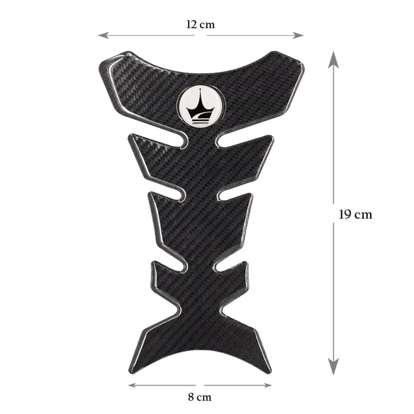 Grippatch Yamaha, BMW, Honda ile Uyumlu Universal 6D Karbon Tank Pad GC08 ürün görseli 1