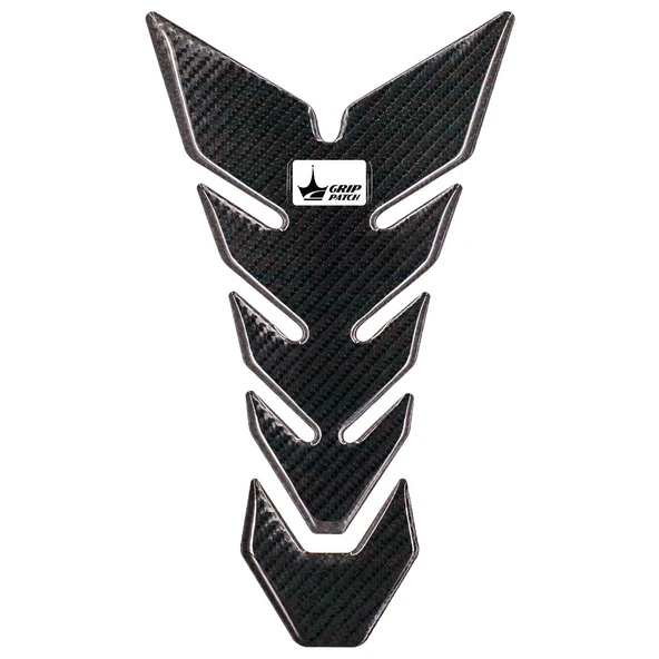 Grippatch Aprilia, KTM, Kawasaki, Suzuki ile Uyumlu Universal 6D Karbon Tank Pad GC05 ürün görseli 1