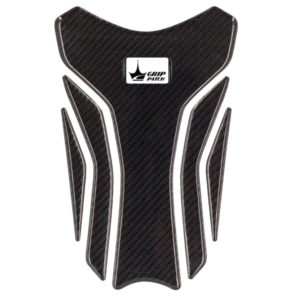 Grippatch Aprilia, KTM, Kawasaki, Suzuki ile Uyumlu Universal 6D Karbon Tank Pad GC07 ürün görseli 1