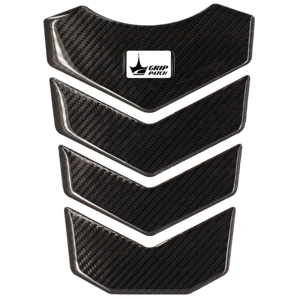 Grippatch Aprilia, KTM, Kawasaki, Suzuki ile Uyumlu Universal 6D Karbon Tank Pad GC02 ürün görseli 1