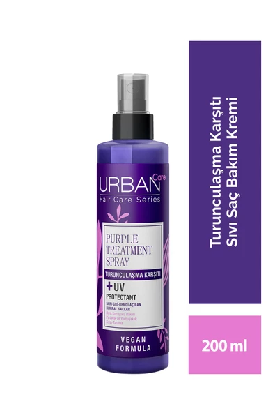 Turunculaşma Karşıtı Mor Sıvı Saç Kremi-200 Ml-vegan-uv Koruma ürün görseli 1