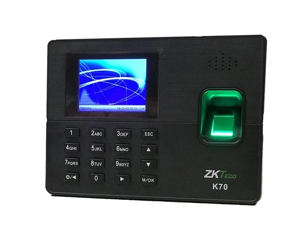 ZKTeco K70 Parmak İzi Mifare kart şifre Terminali Personel Takip Cihazı ürün görseli 1