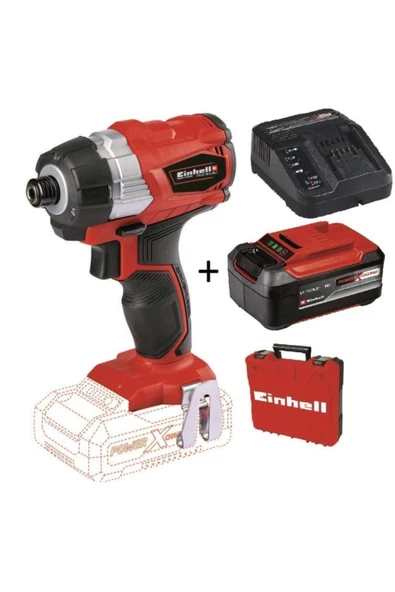 Einhell Te-cı 18 Li Brushless Darbeli Vidalama + 5.2 Ah Plus Starter Kit + Çanta ürün görseli 1