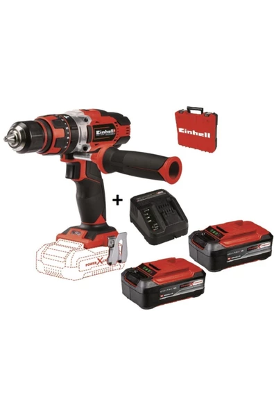 Einhell Te-cd 18/48 Li-i Darbeli Matkap + 2*5.2 Ah Plus Starter Kit + Çanta ürün görseli 1