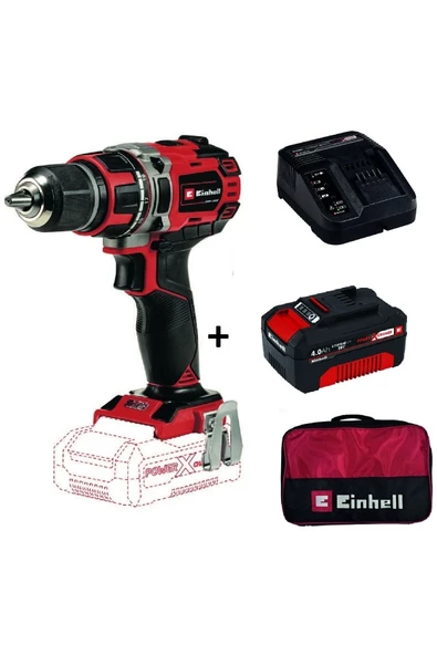 Einhell Te-cd 18/50 Li-ı Bl Kömürsüz Darbeli Matkap + 4 Ah Akü + Şarj Cihazı + Bez Çanta ürün görseli 1