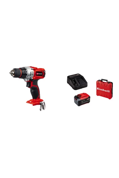Einhell Te-cd 18/2 Li Akülü Matkap + 18v 5,2 Plus Akülü Çantalı Set ürün görseli 1