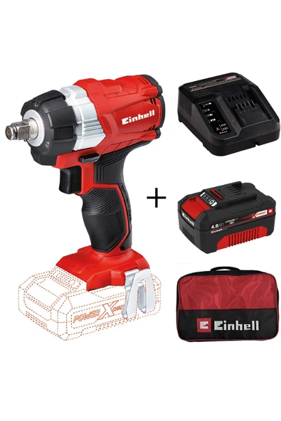 Einhell Te-cw 18 Li Bl Akülü Darbeli Somun Sıkma + 4ah Starterkit + Bez Çanta ürün görseli 1