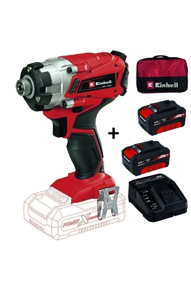 Einhell Te-cı 18/1 Li Akülü Darbeli Vidalama + 2x4ah Starter Kit + Bez Çanta ürün görseli 1