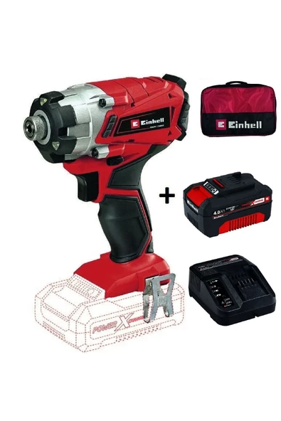Einhell Te-cı 18/1 Li Akülü Darbeli Vidalama + 4ah Starter Kit + Bez Çanta ürün görseli 1