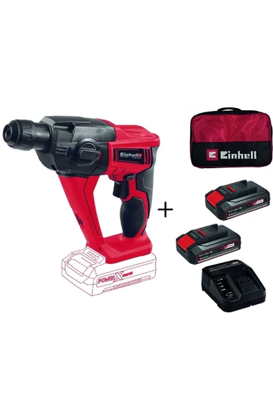 Einhell Te-hd 18 Li Akülü Pnömatik Matkap + 2x2,5 Ah Starter Kit + Bez Çanta ürün görseli 1