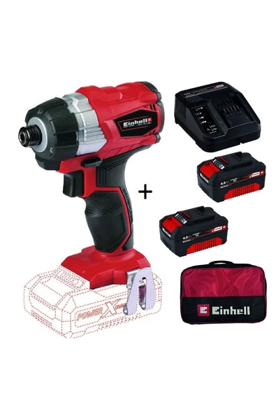 Einhell Te-cı 18 Li Bl Akülü Darbeli Vidalama + 2 X 4ah Starterkit + Bez Çanta ürün görseli 1