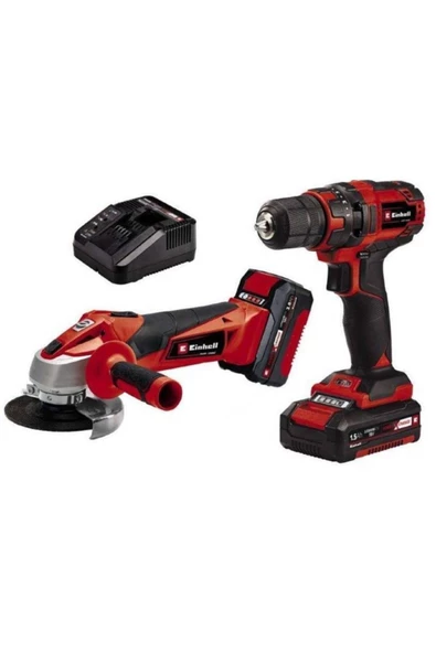 Einhell Kırmızı Tc-tk 18 Li Kit -2 Li Set Tc-tk 18li ürün görseli 1