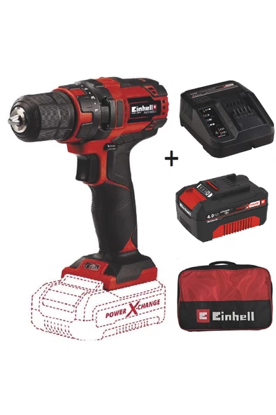 Einhell Tc-cd 18/35 Li Akülü Matkap + 4 Ah Starterkit + Bez Çanta ürün görseli 1