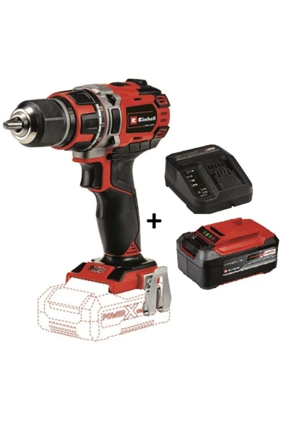 Einhell Te-cd 18/50 Li-i Bl Darbeli Matkap + 5.2 Ah Plus Starter Kit ürün görseli 1