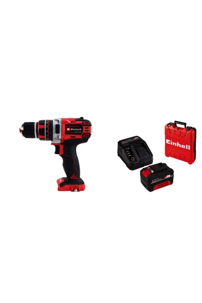 Einhell Te-cd 18-50 Li-i Bl Kömürsüz Darbeli Matkap + 18v 4ah Starter Kit Çantalı ürün görseli 1