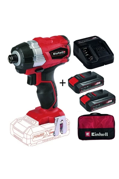 Einhell Te-cı 18 Li Bl Akülü Darbeli Vidalama + 2x2,5ah Starterkit + Bez Çanta ürün görseli 1