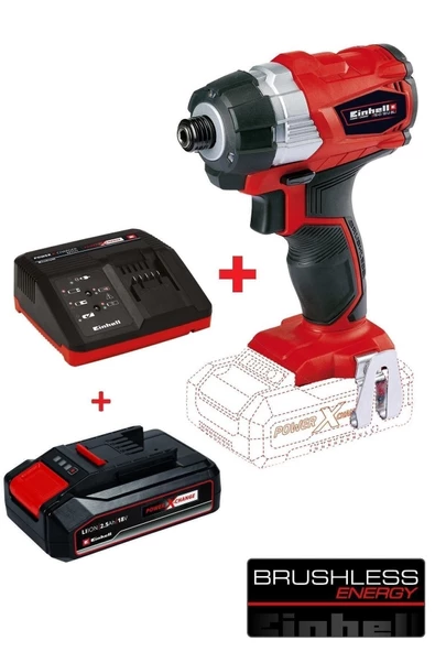 Einhell Te-cı 18 Li Bl Kömürsüz Şarjlı Vidalama+ 2.5 Akü+şarj Aleti ürün görseli 1