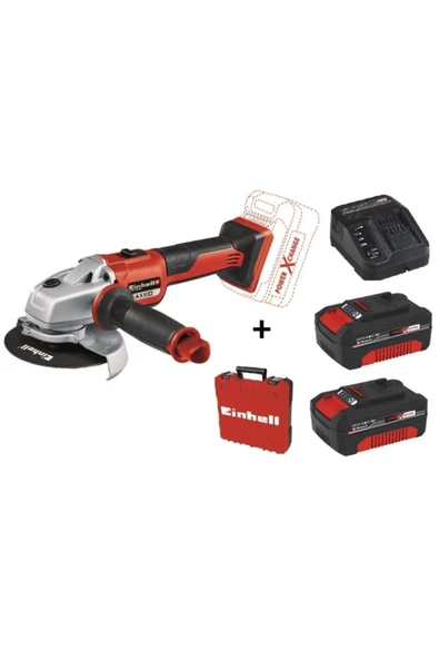 Einhell Axxıo 125 Mm Taşlama Makinesi + 2x4.0 Ah Plus Starter Kit + Çanta ürün görseli 1